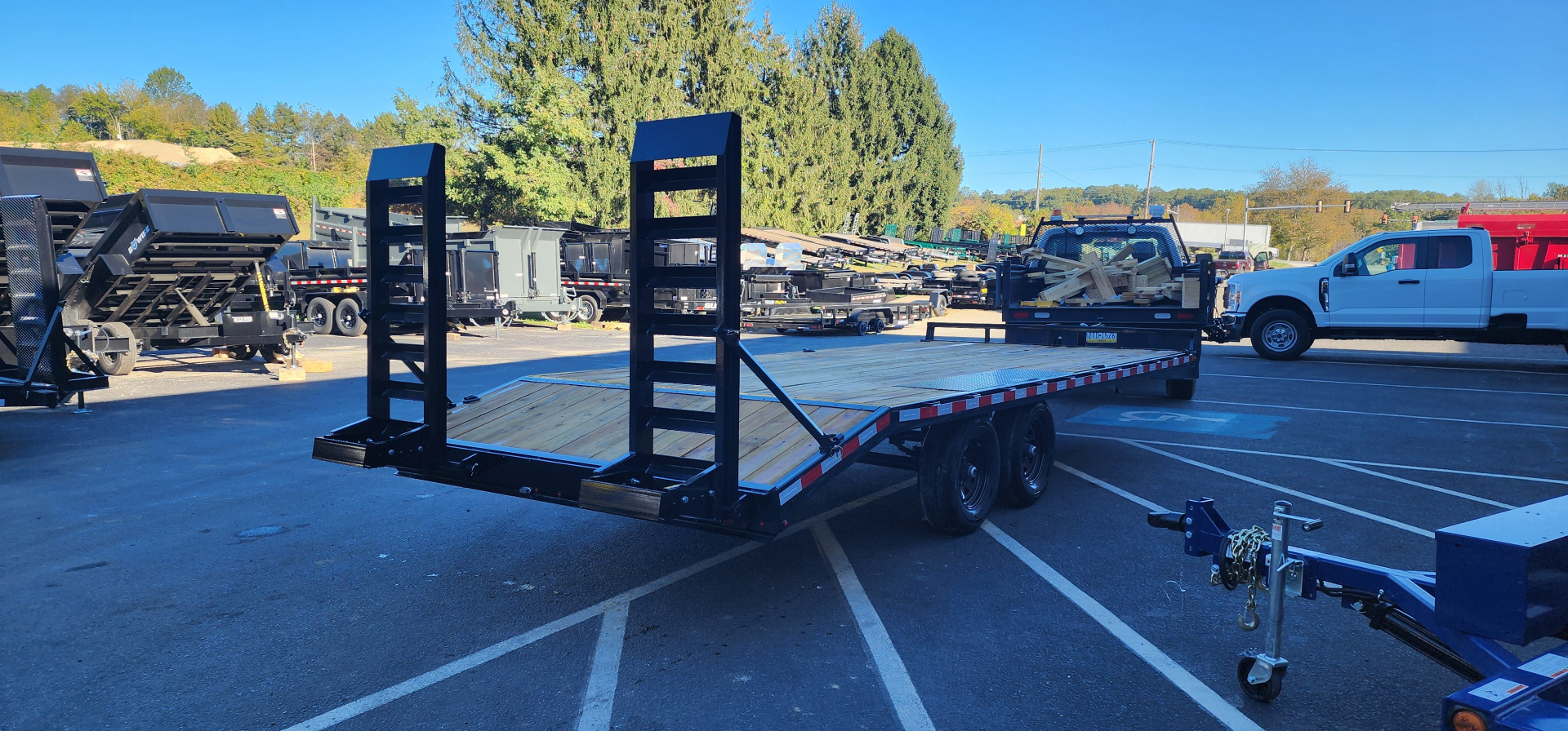 New 8.5 X 20 (17+3) Sure-Trac Deckover Trailer 10k