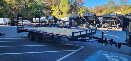 New 8.5 X 20 (17+3) Sure-Trac Deckover Trailer 10k