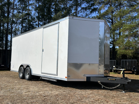 New 2026 Covered Wagon Trailers 8.5x20 Cargo / Enclosed Trailer with 6'9  Interior ht & #5200 axles