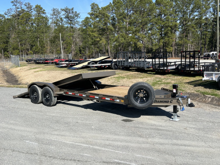 New 2026 Diamond C Trailers HDT207 Tilt Trailer, #11,140 Payload, 7K Axles, ( 6ft Stationary + 16ft Tilt = 22ft )