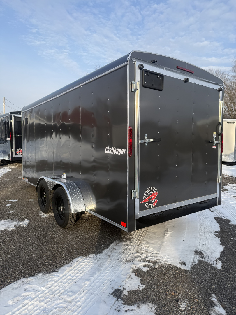 New 2026 Homesteader - 7x16 Ramp Door- CHARCOAL