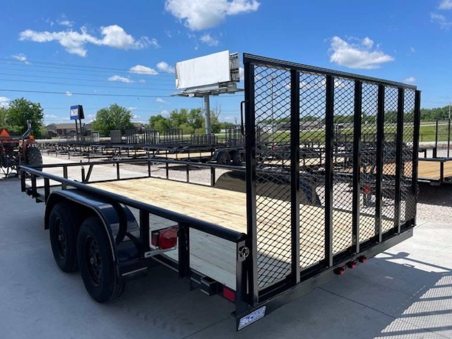 New 2026 DAVIDSON 83X16 TANDEM AXLE PIPE TOP UTILITY W/4' GATE