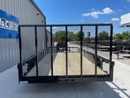 New 2026 DAVIDSON 83X16 TANDEM AXLE PIPE TOP UTILITY W/4' GATE