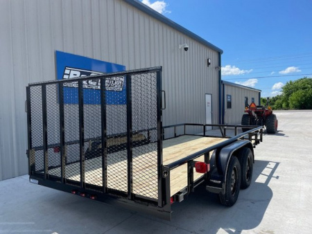 New 2026 DAVIDSON 83X16 TANDEM AXLE PIPE TOP UTILITY W/4' GATE