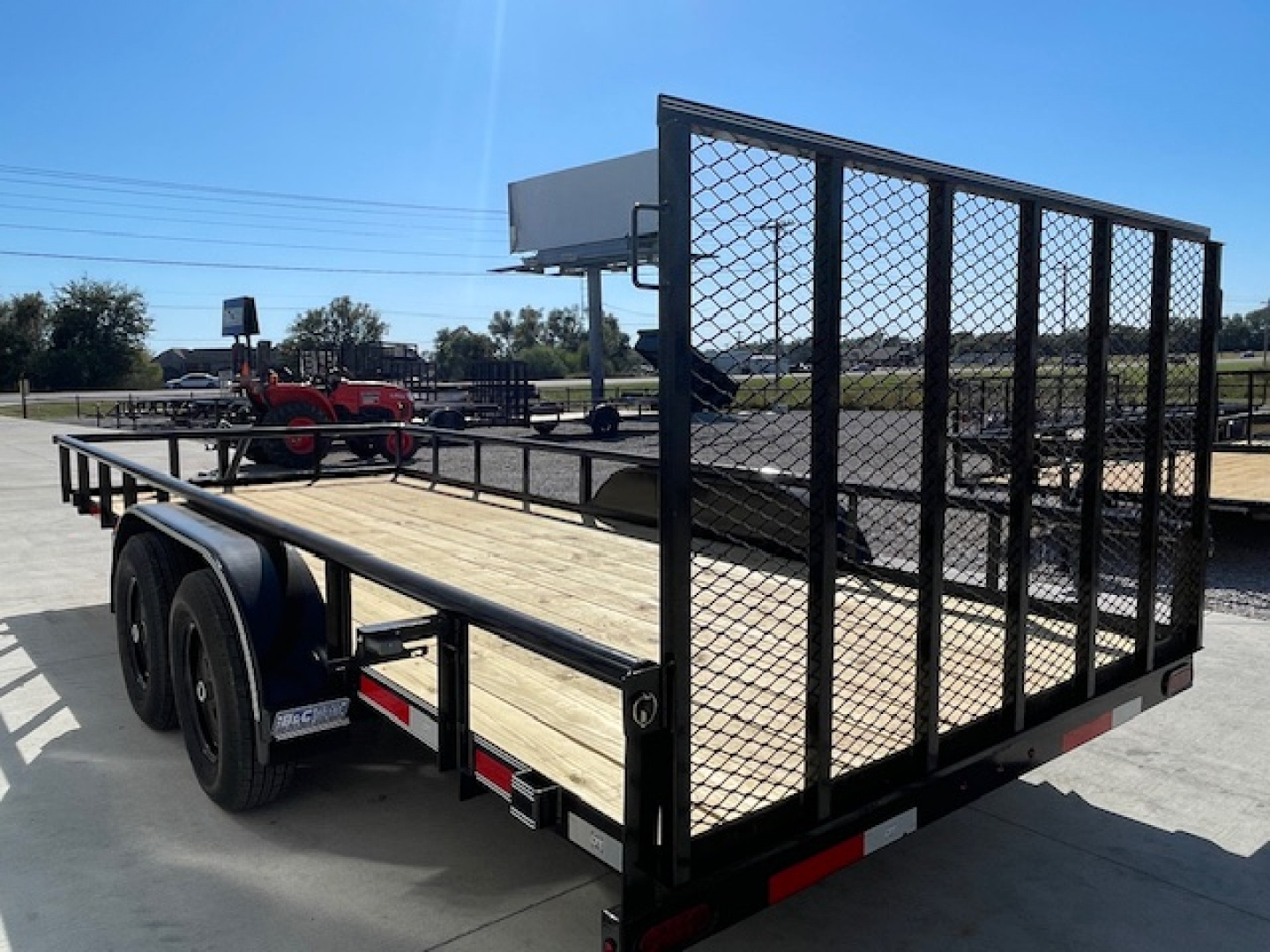 New 2026 DAVIDSON 83X18 PIPE TOP (2)TANDEM 5200lb AXLES UTILITY W 9900lb GVWR, 4' GATE