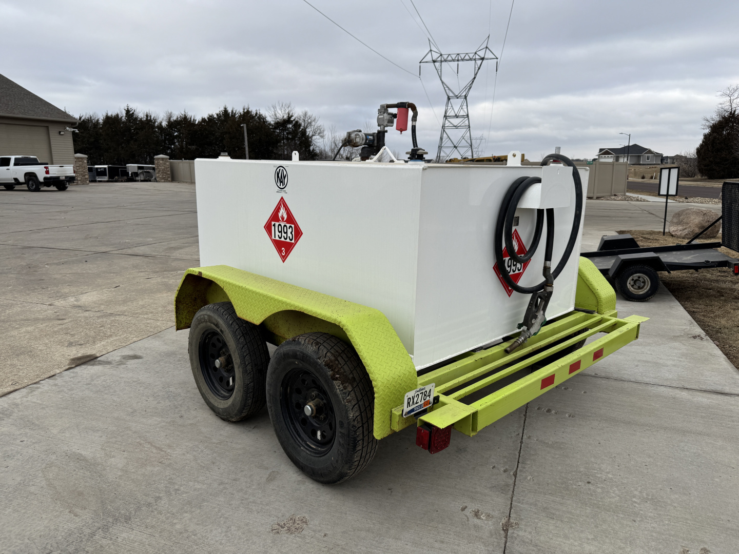Used 2022 Homemade 750 Gallon Fuel Trailer