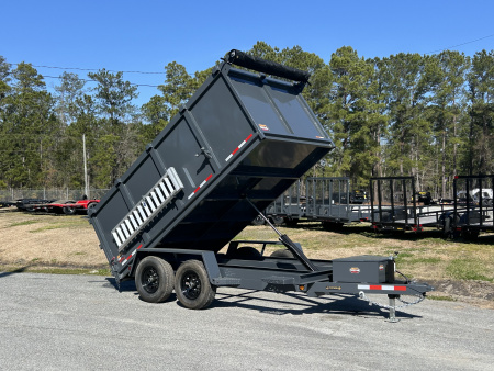 New 2026 Covered Wagon Trailers 6x12 Dump Trailer, #6170 Payload, 48  Sides
