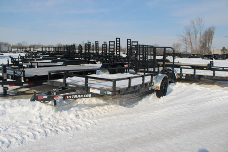 New 2026 PJ Trailers 14' RG SA STOCK ID 51870 Landscape Trailer