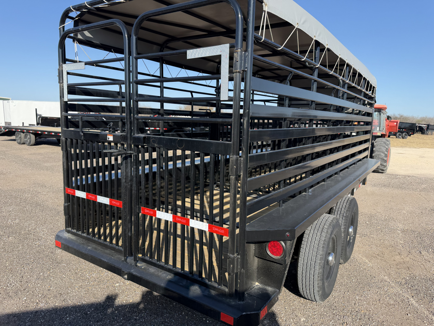New 2026 Delco Trailers 6x16ft Gooseneck Livestock Trailer