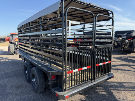 New 2026 Delco Trailers 6x16ft Gooseneck Livestock Trailer