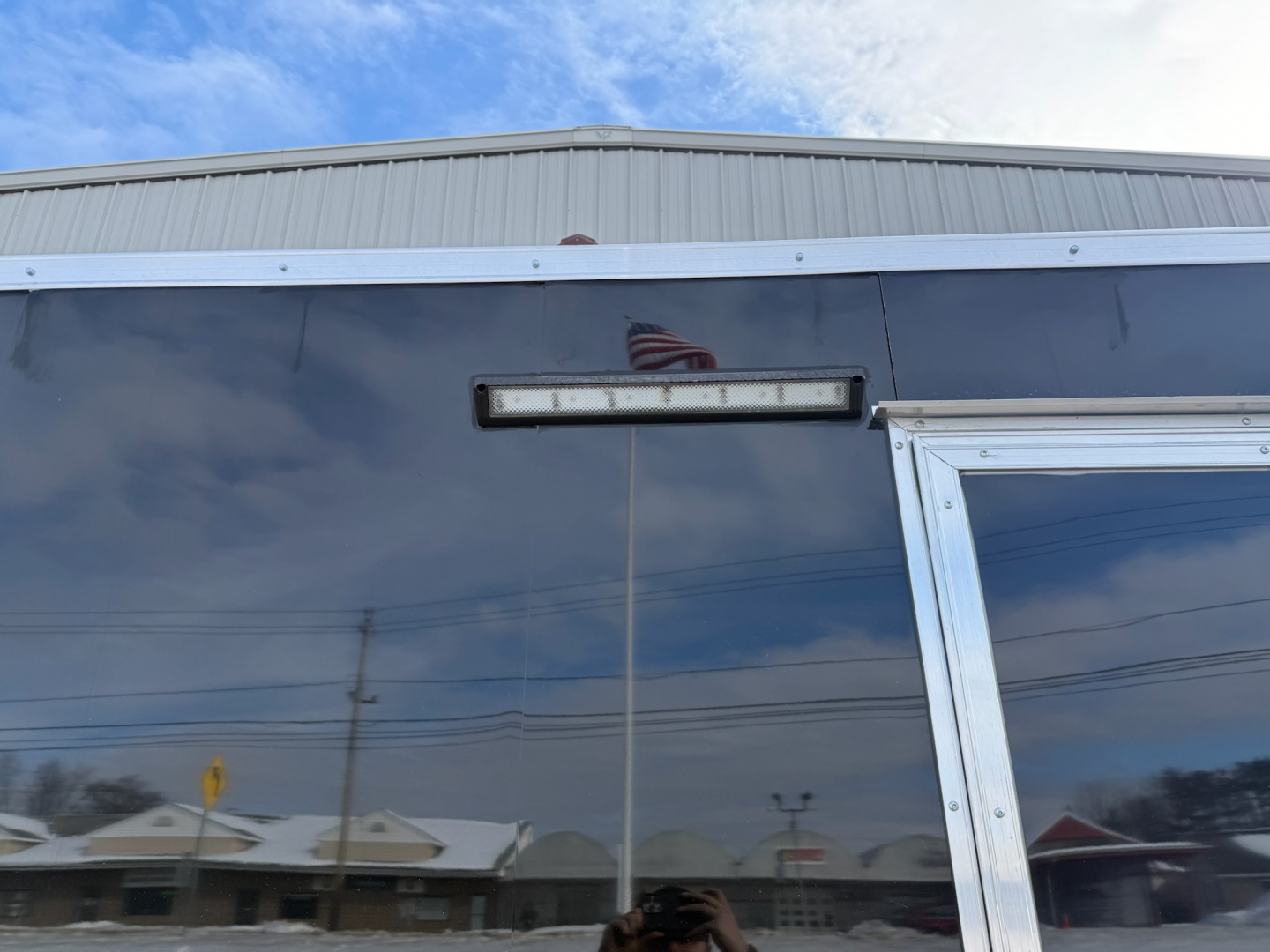 New Pace American 7' x 16' + V-Nose Enclosed Cargo Trailer with Barn Doors 7K