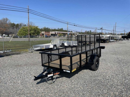 New 2026 Down 2 Earth Trailers 5x10 w/ Gate and 2' Expanded Sides Utility Trailer