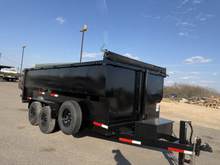 New 2026 Texas Pride 83x16ft Telescopic Piston Dump Trailer 16k