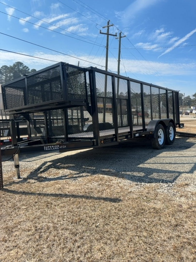 New 16ft Superior 4ft Highside Utility Trailer