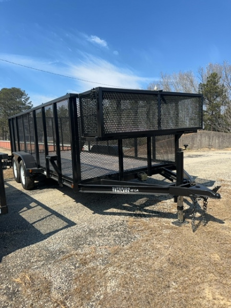 New 16ft Superior 4ft Highside Utility Trailer