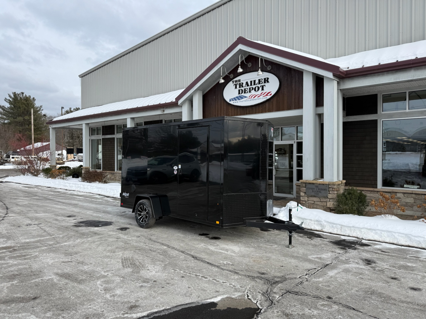 New Pace American 6′ x 12′ + V-Nose Enclosed Cargo Trailer with Ramp Door 2.9K