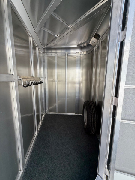 New 2026 Adam 2H Slant Mustang Horse Trailer