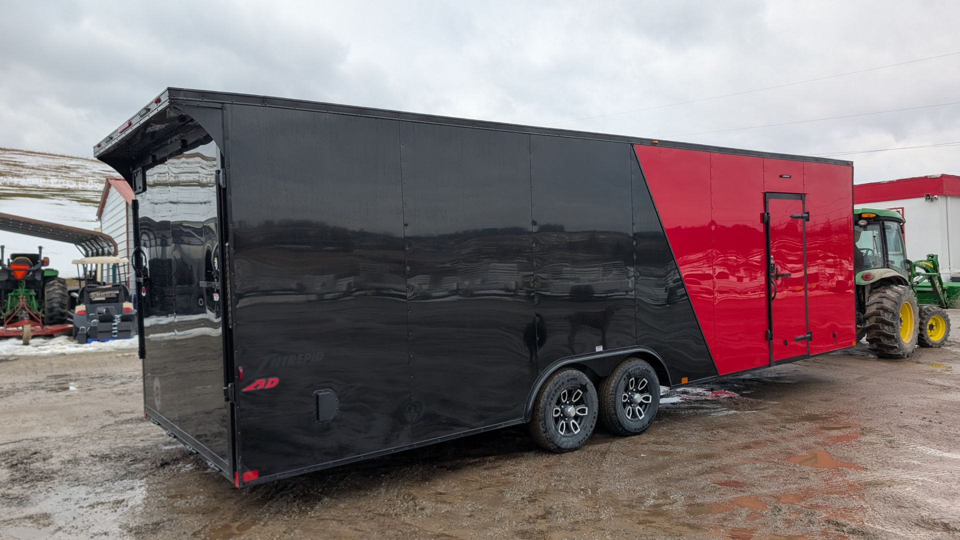 New 2026 Homesteader 8.5 x 26 HD SERIES Intrepid Car Hauler w/ Ramp (84" Inside)