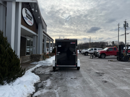 New PACE AMERICAN 5′ X 8′ + V-NOSE ENCLOSED CARGO TRAILER WITH RAMP DOOR 2.9K