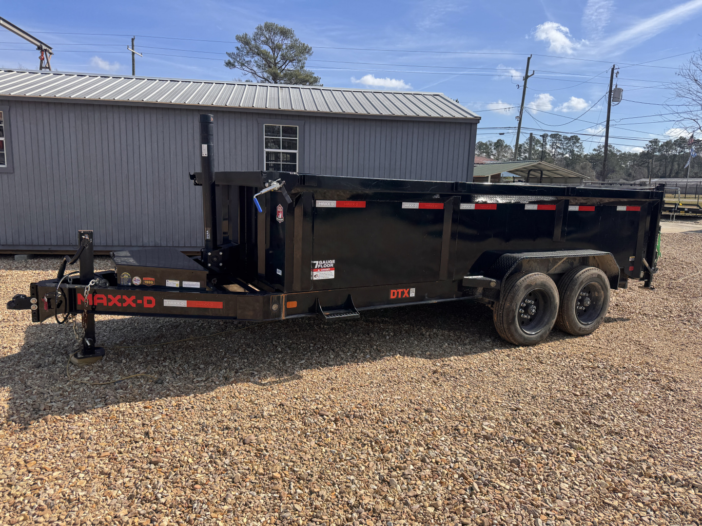 Used 2025 MAXX-D USED 7x16 Dump Trailer