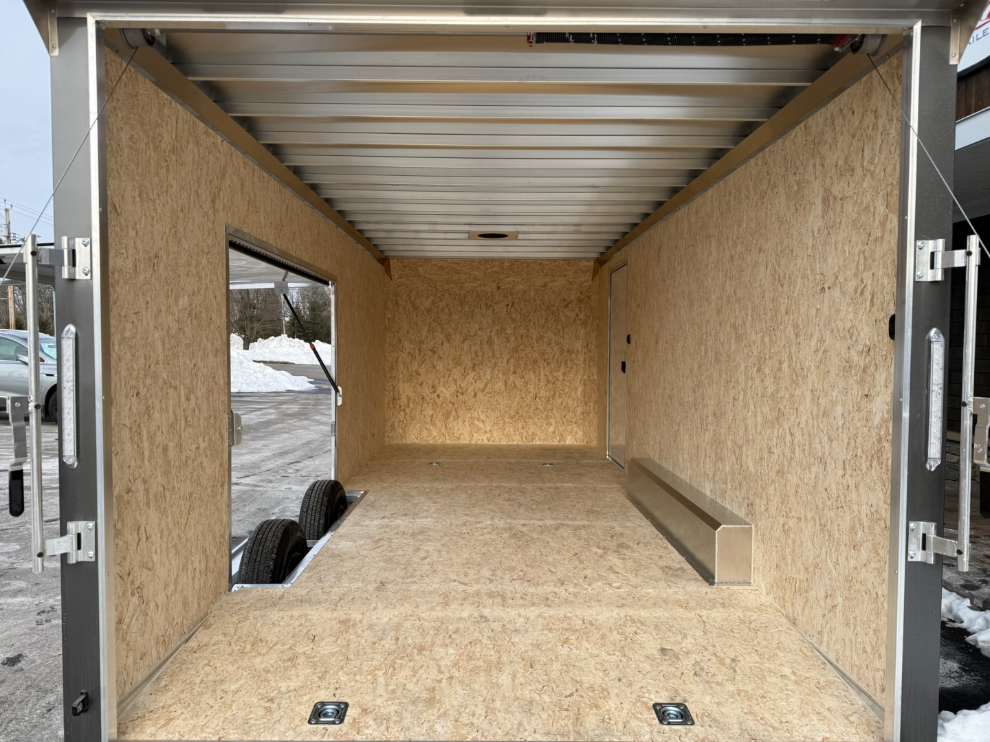 New ATC 8’6″ X 20′ ROM ENCLOSED CAR HAULER WITH ESCAPE DOOR 9.9K