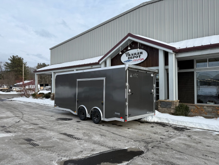 New ATC 8’6″ X 20′ ROM ENCLOSED CAR HAULER WITH ESCAPE DOOR 9.9K