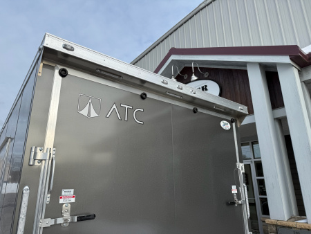 New ATC 8’6″ X 20′ ROM ENCLOSED CAR HAULER WITH ESCAPE DOOR 9.9K