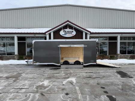 New ATC 8’6″ X 20′ ROM ENCLOSED CAR HAULER WITH ESCAPE DOOR 9.9K