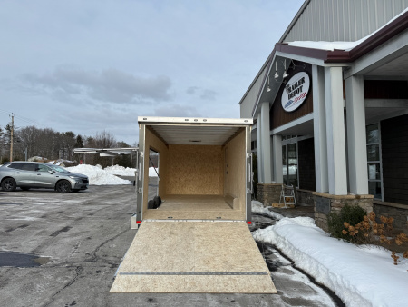 New ATC 8’6″ X 20′ ROM ENCLOSED CAR HAULER WITH ESCAPE DOOR 9.9K