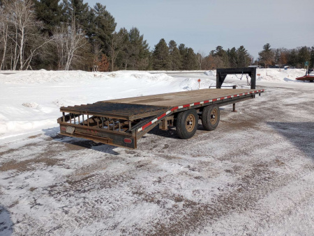 Used 1995 High View 24' Gooseneck Deckover Trailer