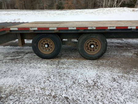 Used 1995 High View 24' Gooseneck Deckover Trailer
