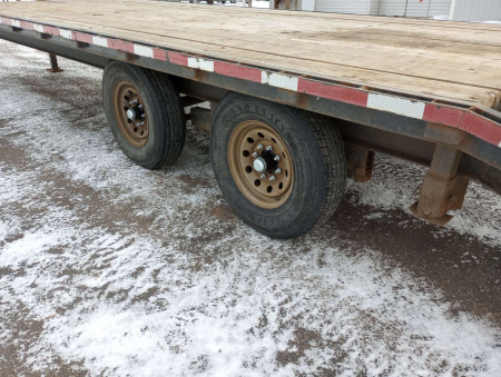 Used 1995 High View 24' Gooseneck Deckover Trailer