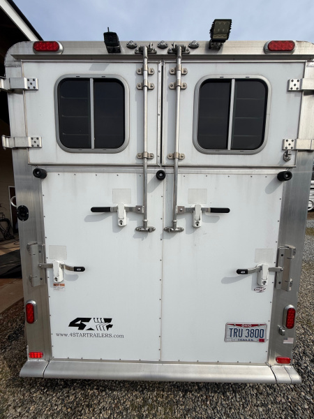 New 2022 4-Star Trailers 2 - Horse Straight Load Bumper Pull Horse Trailer
