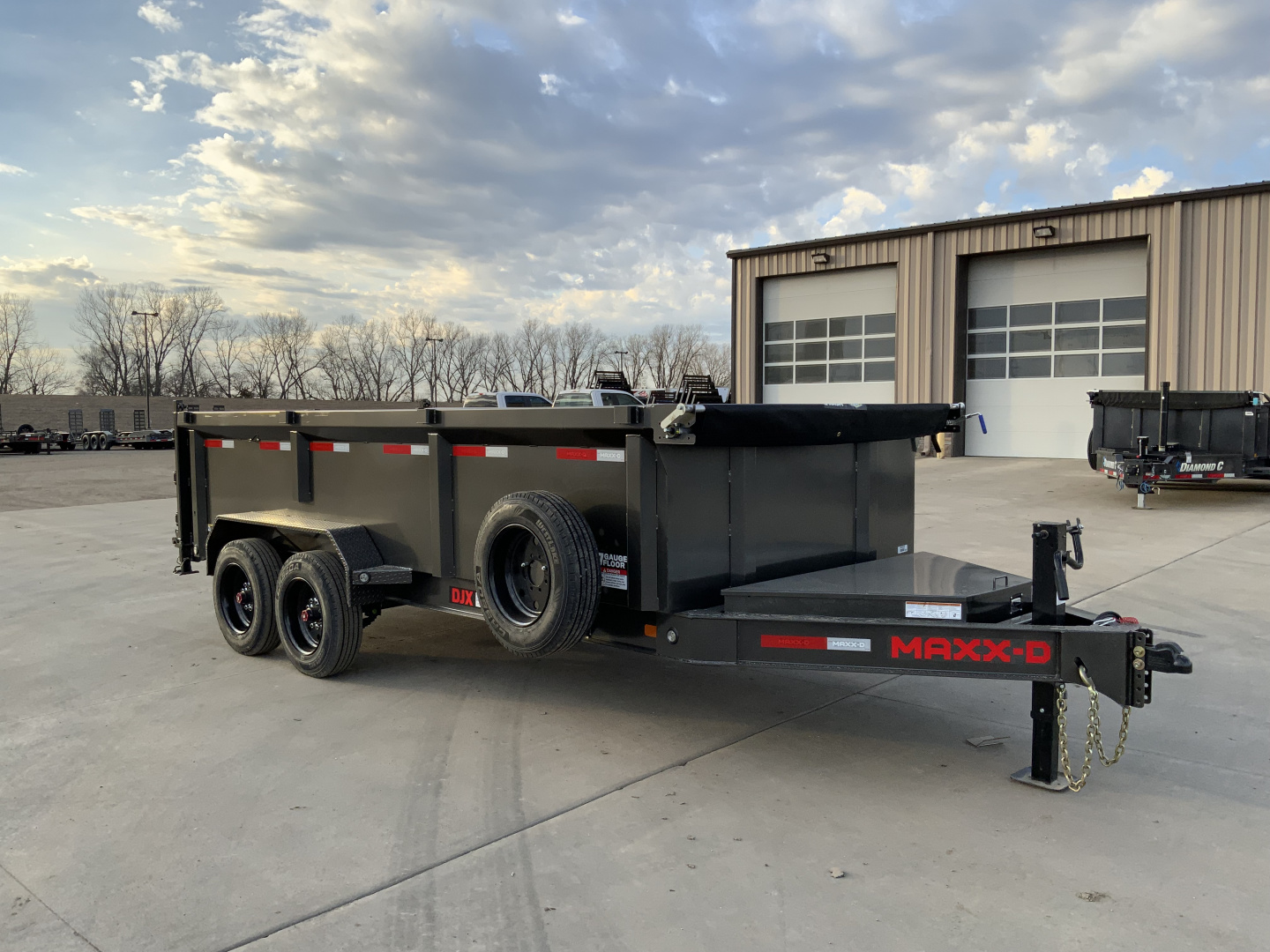 New 2026 MAXX-D DJX 83 X 16 Dump Trailer