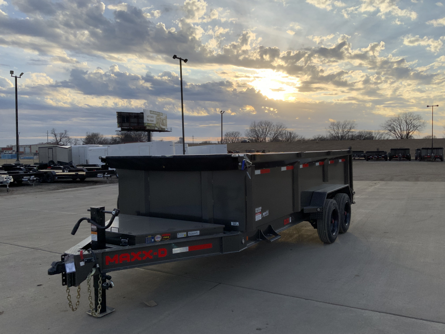 New 2026 MAXX-D DJX 83 X 16 Dump Trailer