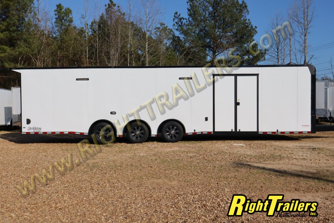 New 2026 8.5X34 ANVIL RACE TRAILER - Bathroom Package!
