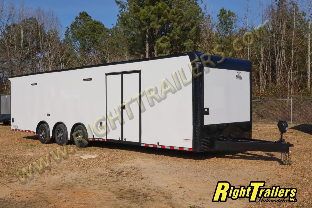 New 2026 8.5X34 ANVIL RACE TRAILER - Bathroom Package!