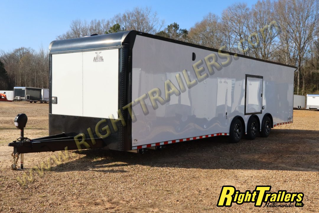 New 2026 8.5X34 ANVIL RACE TRAILER - Bathroom Package!