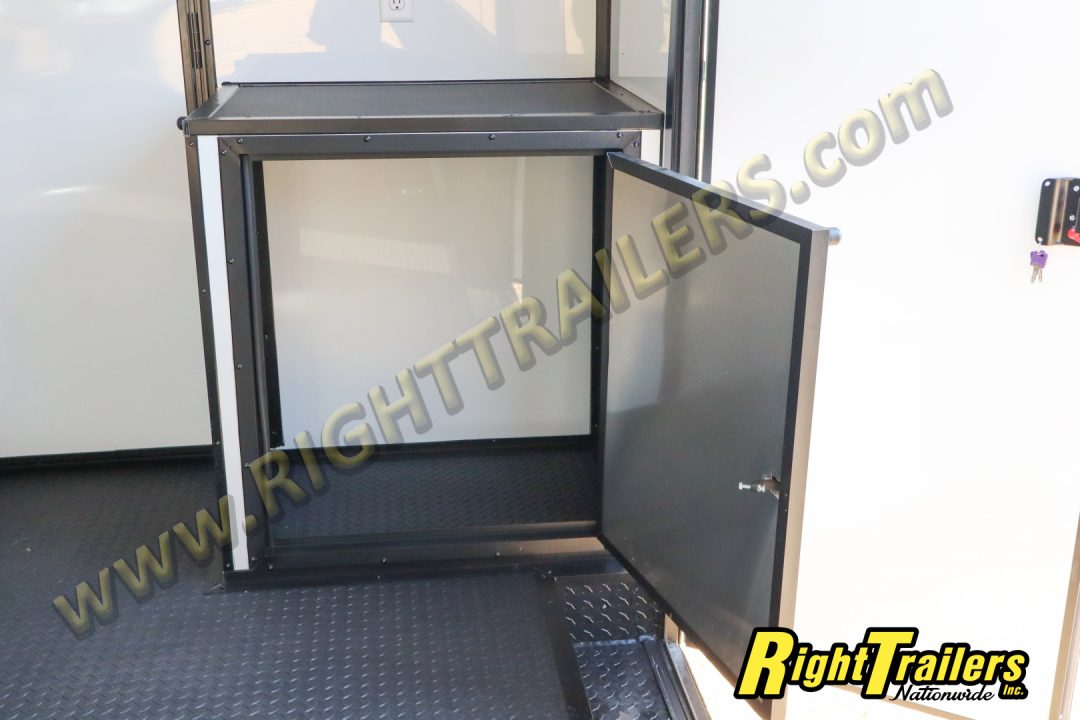 New 2026 8.5X34 ANVIL RACE TRAILER - Bathroom Package!