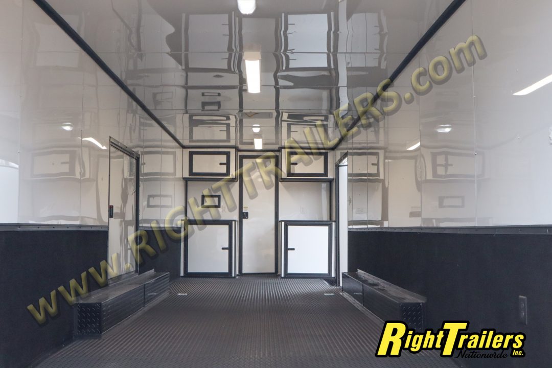 New 2026 8.5X34 ANVIL RACE TRAILER - Bathroom Package!