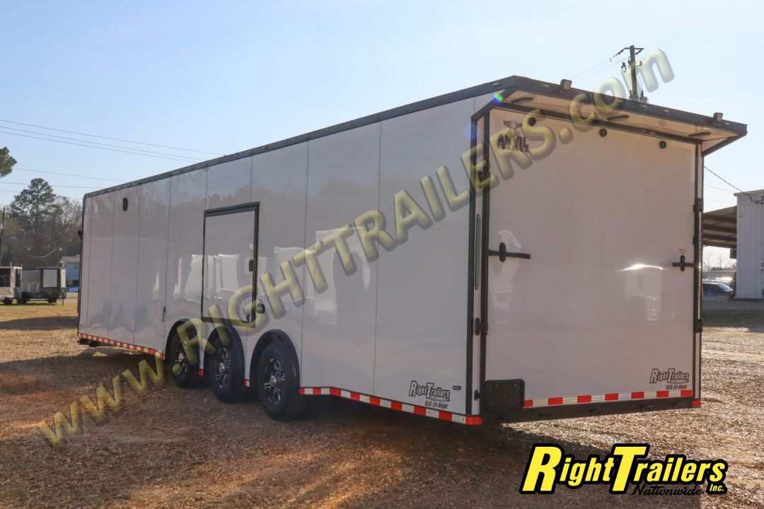 New 2026 8.5X34 ANVIL RACE TRAILER - Bathroom Package!