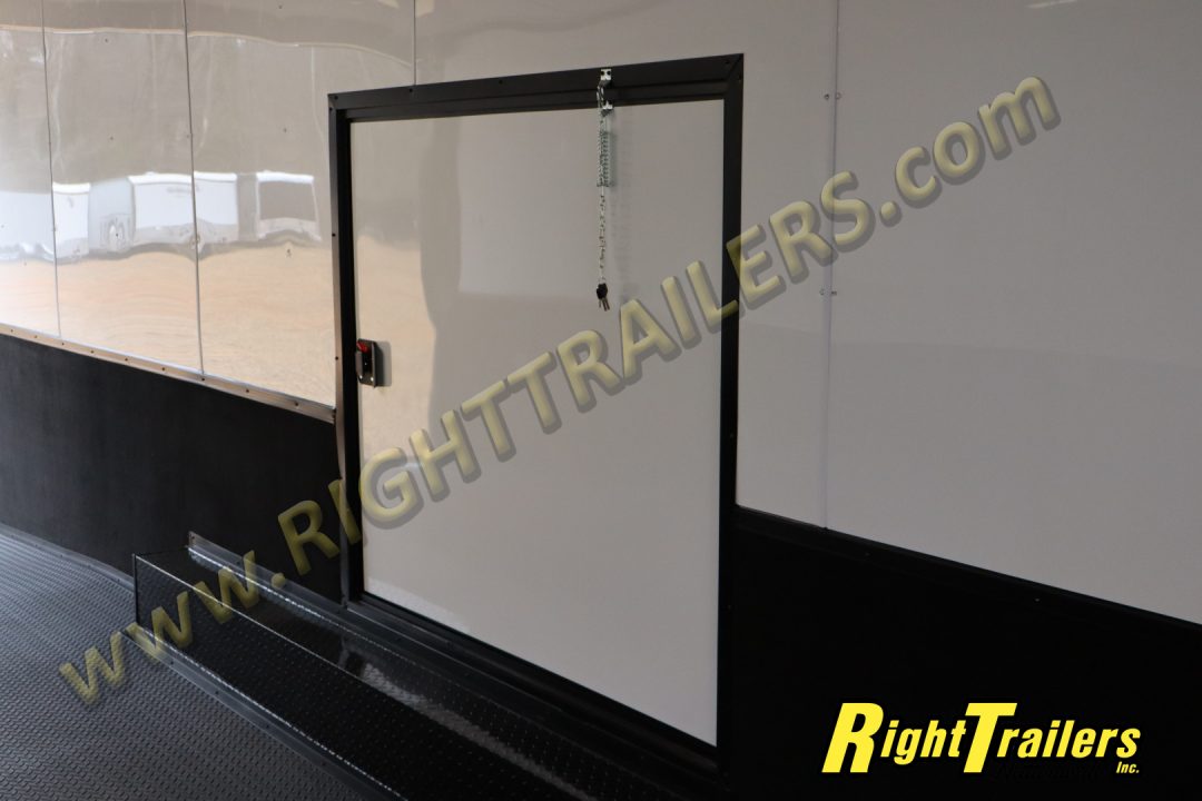 New 2026 8.5X34 ANVIL RACE TRAILER - Bathroom Package!