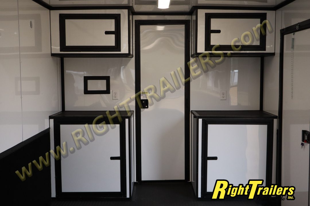 New 2026 8.5X34 ANVIL RACE TRAILER - Bathroom Package!