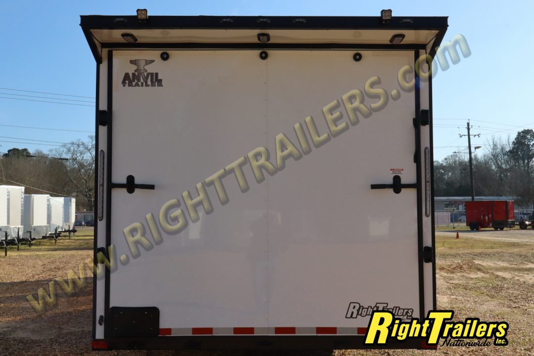 New 2026 8.5X34 ANVIL RACE TRAILER - Bathroom Package!