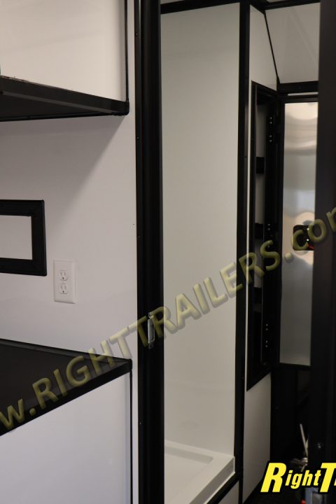 New 2026 8.5X34 ANVIL RACE TRAILER - Bathroom Package!