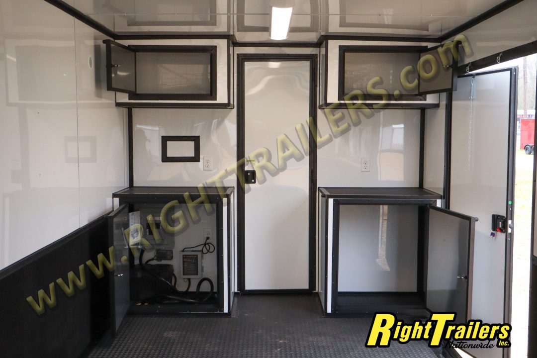 New 2026 8.5X34 ANVIL RACE TRAILER - Bathroom Package!