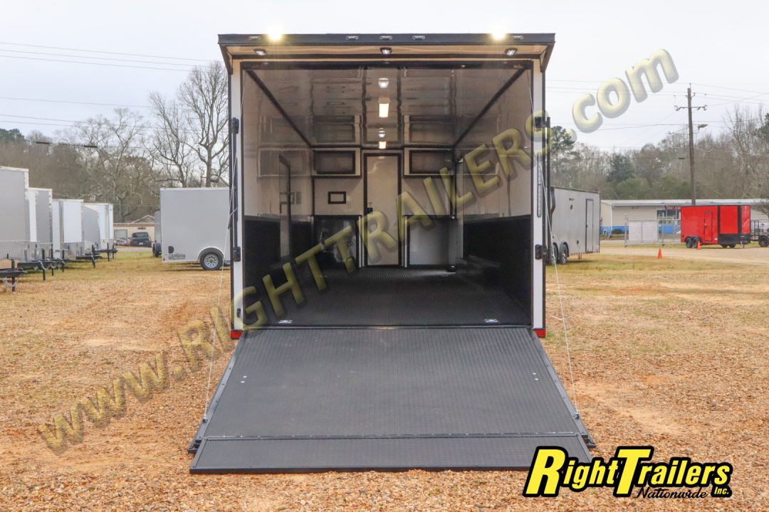 New 2026 8.5X34 ANVIL RACE TRAILER - Bathroom Package!
