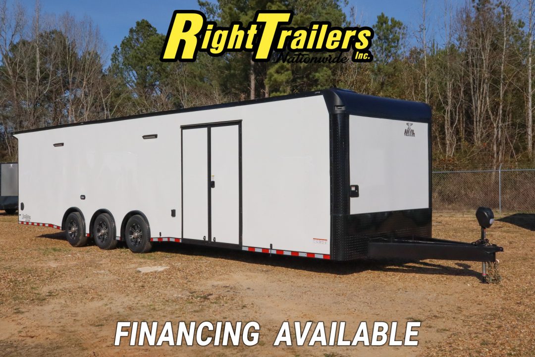 New 2026 8.5X34 ANVIL RACE TRAILER - Bathroom Package!