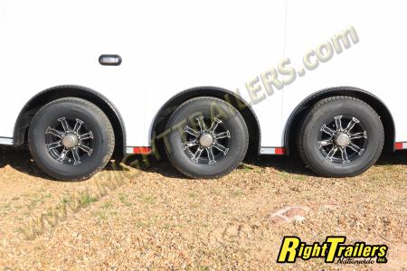New 2026 8.5X34 ANVIL RACE TRAILER - Bathroom Package!