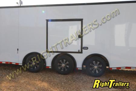 New 2026 8.5X34 ANVIL RACE TRAILER - Bathroom Package!